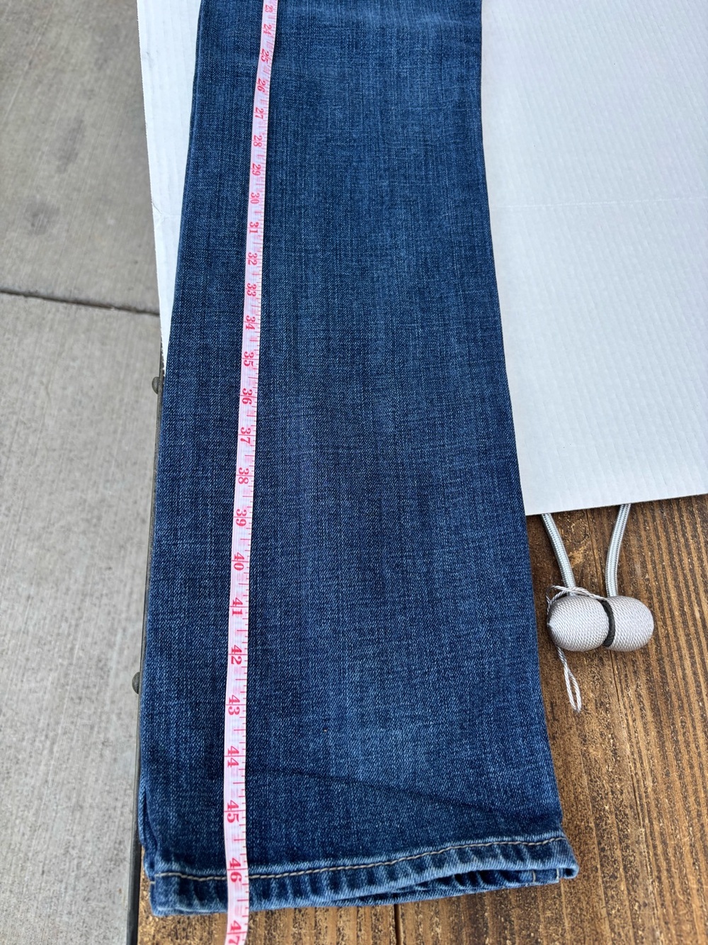 Ariat Men’s Indigo Washed Slim Straight Jeans - Picture 11 of 12